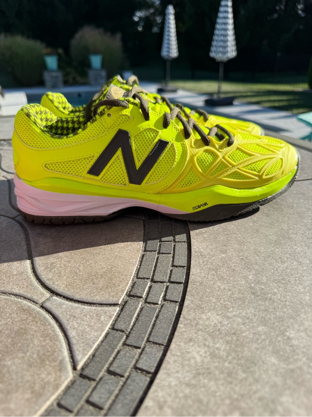 NWOT! Never worn! New Balance Neon Yellow and Black Athletic Sneakers